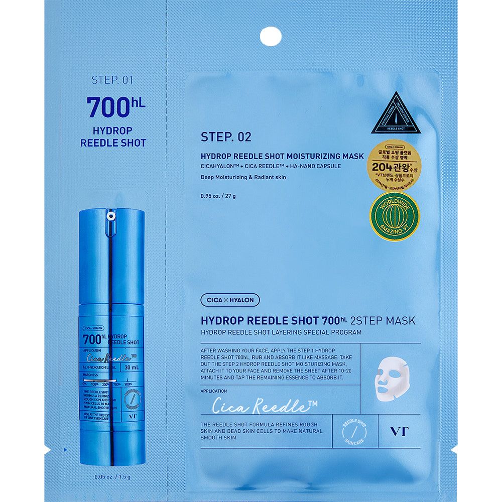 VT COSMETICS Hydrop Reedle Shot 700hL 2-Stufen-Tuchmaske