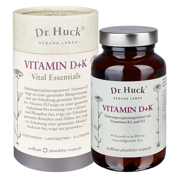 Dr. Huck Vitamin D3 + K2 Kapseln