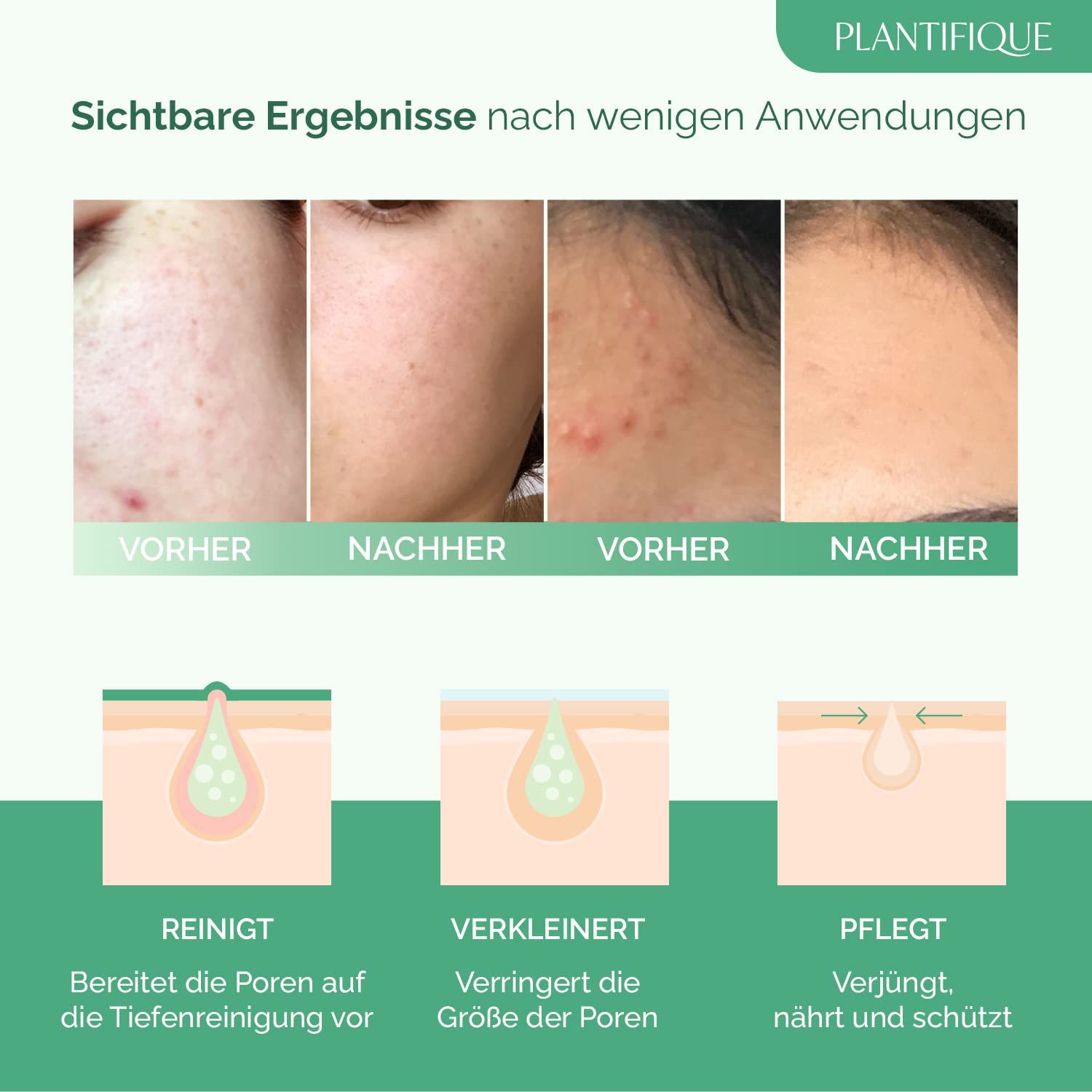 Korean Gesichtsmaske mit Avocado & Superfoods - Gesicht Polierer aus Meereslehm