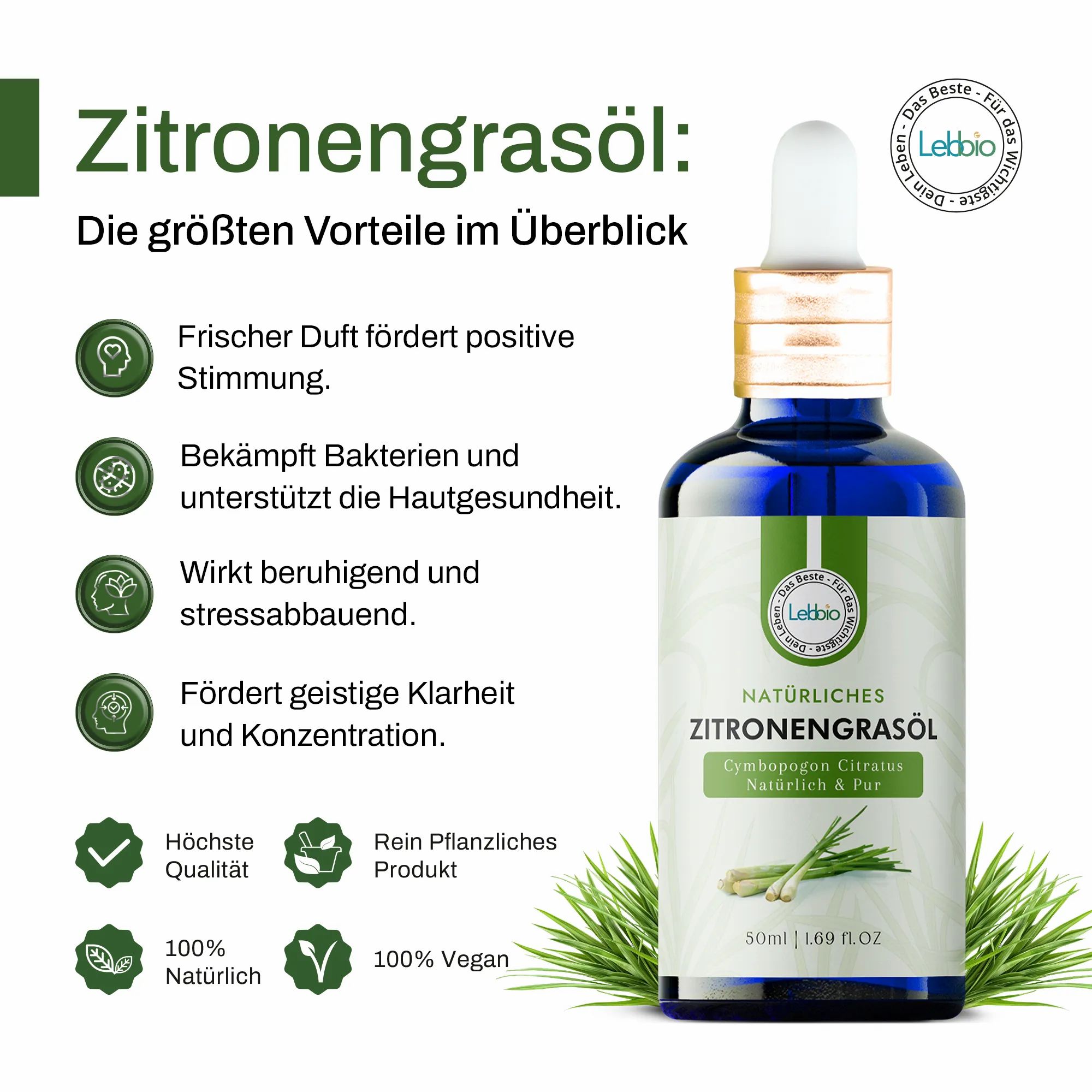 Lebbio Zitronengrasöl
