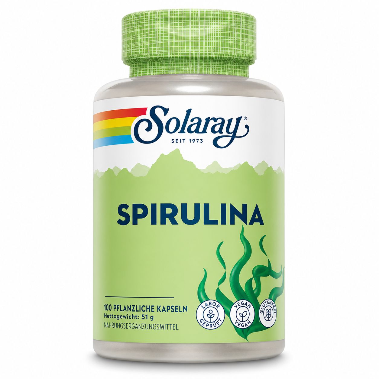 Solaray Spirulina Algen Kapseln
