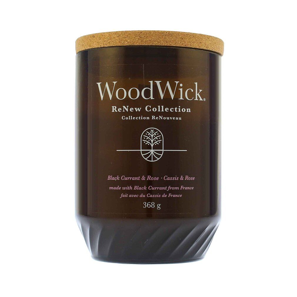WoodWick ReNew Schwarze Johannisbeere & Rose groß