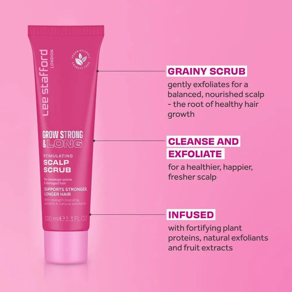 LEE STAFFORD Grow Strong & Long Stimulierendes Kopfhaut-Peeling