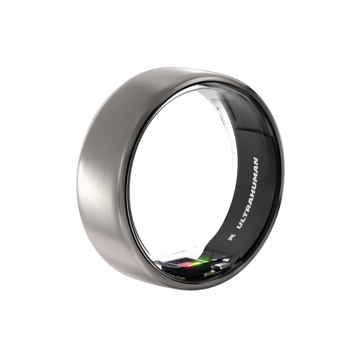 Ultrahuman AIR Smart Ring, Raw Titanium- Größe 12