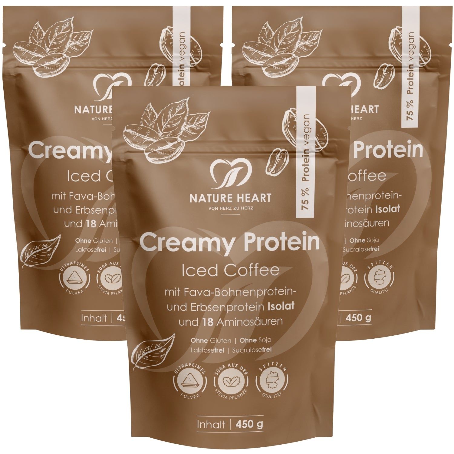 Nature Heart Creamy Protein Iced Coffee