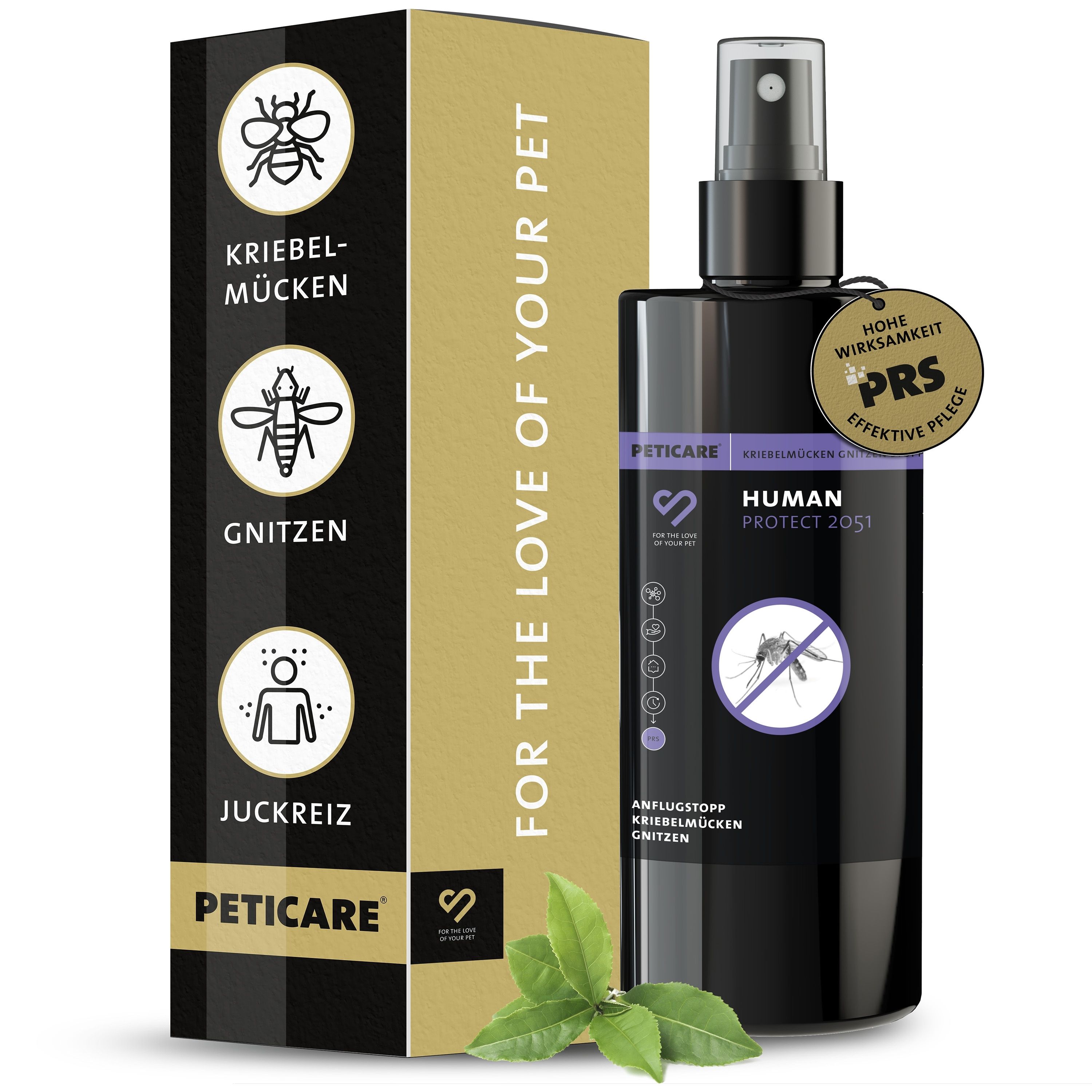 Kriebelmücken & Gnitzen Spray für Menschen, Spezial-Abwehr mit technologischem Anflugstopp-Effekt