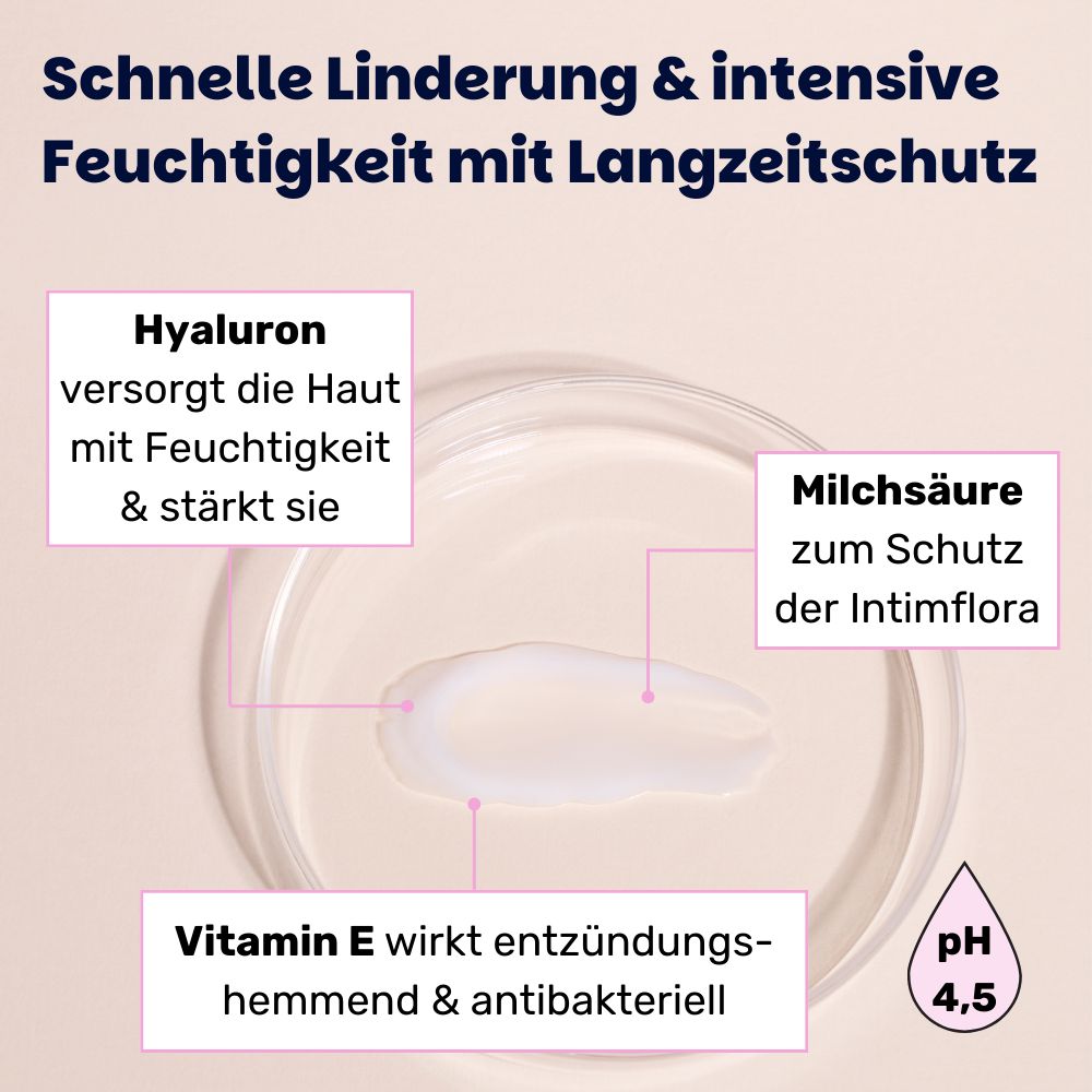 ohtastic Natürliche Vaginal Creme gegen Scheidentrockenheit, Juckreiz & Irritationen