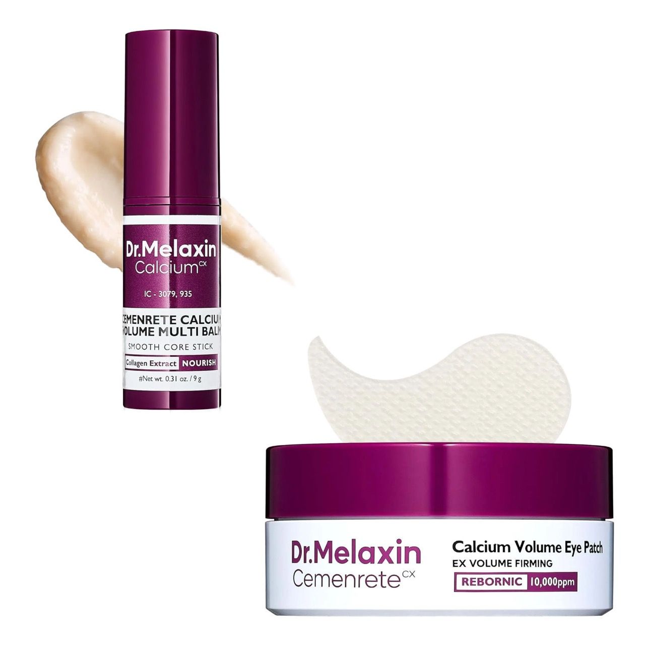 Dr.Melaxin Calcium Augen-Ritual Multi Balm und Eye Patch Set