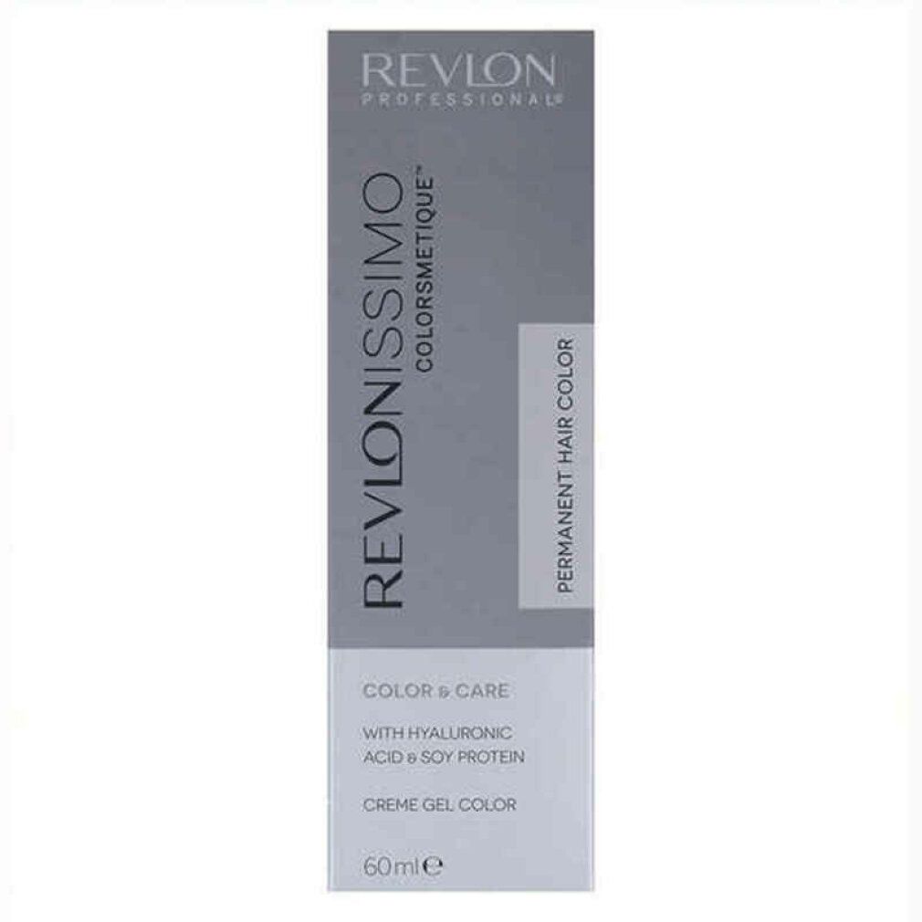 Haarfarbepackung. Revlon Professional Revlonissimo Colorsmetique. Text: Permanent Hair Color, Creme Gel Color. 60ml.