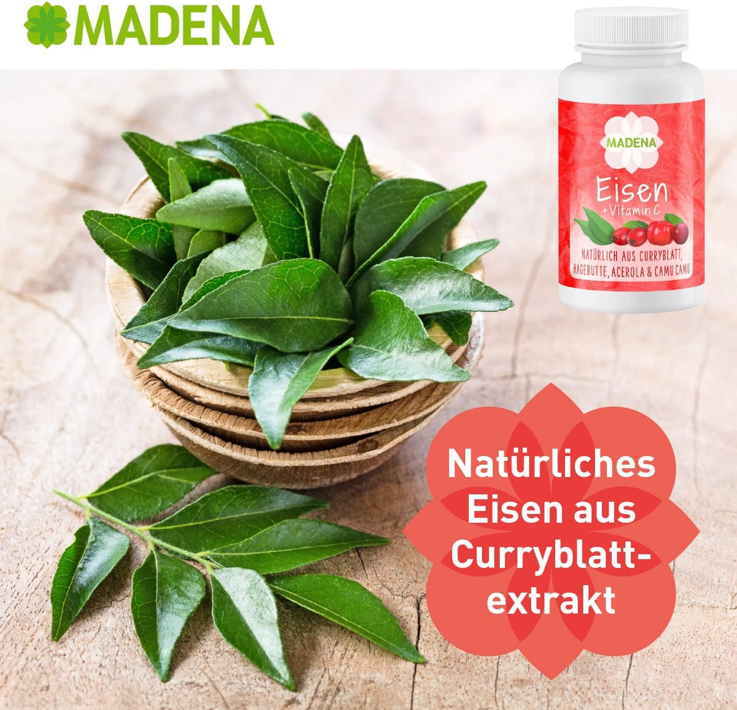 MADENA Eisen mit Vitamin C Kapseln