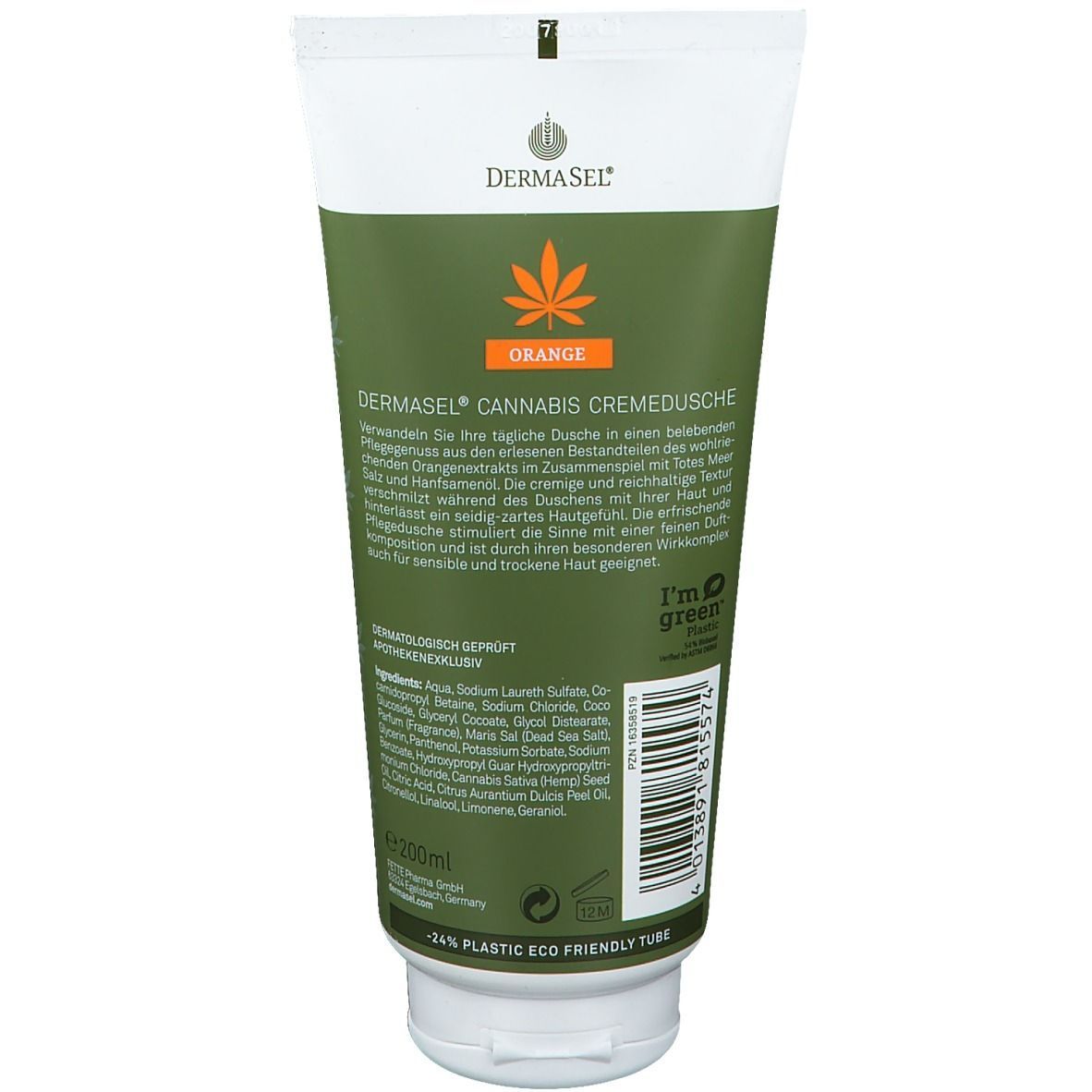 DermaSel® Cannabis Cremedusche Orange