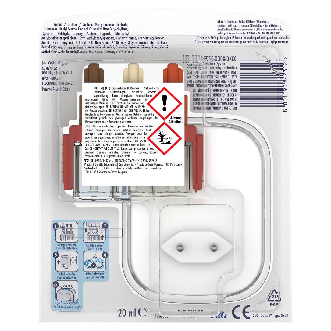 Febreze Lufterfrischer 3Volution Duftstecker Starter-Kit Weihnachtsedition