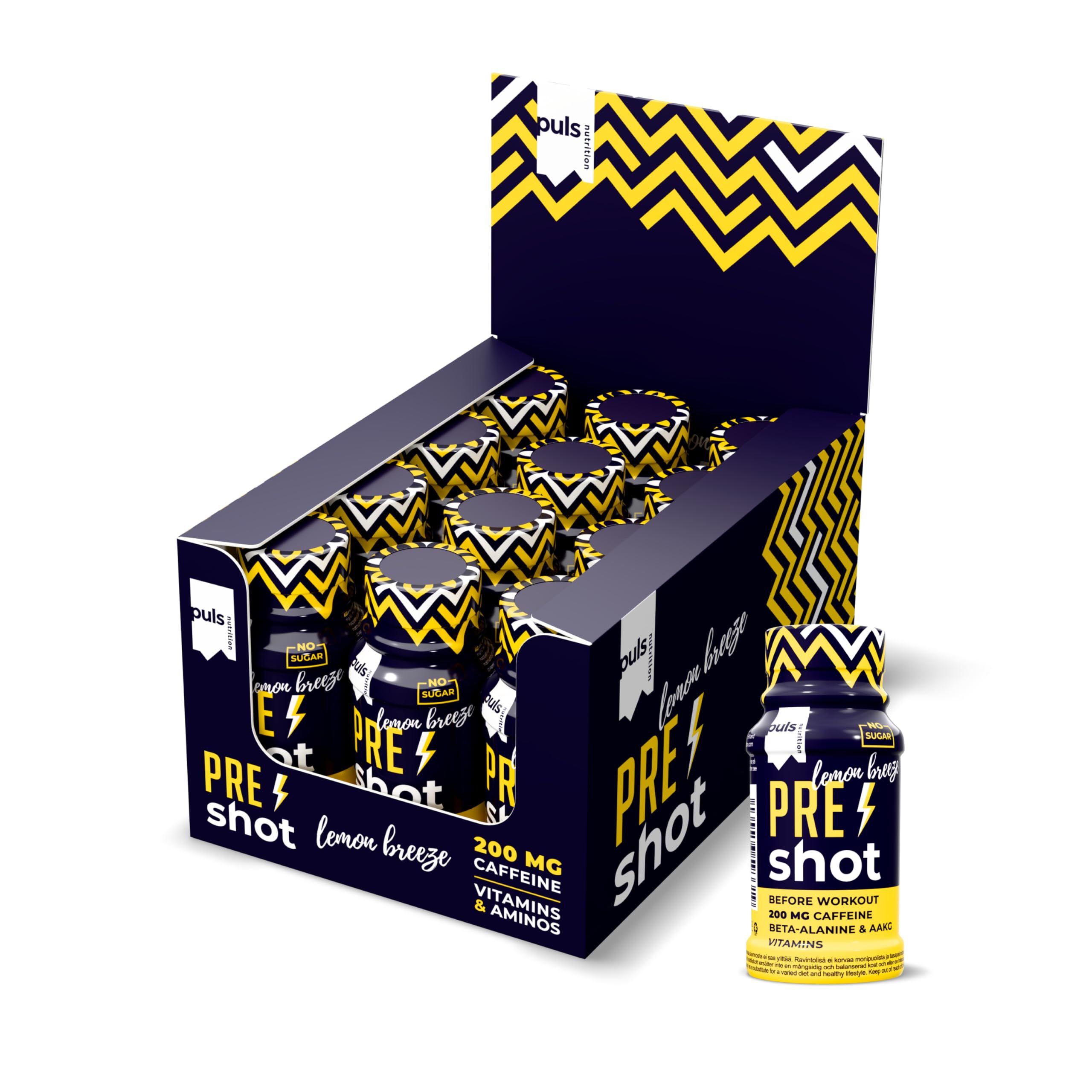 Puls Nutrition Pre Workout Shot Lemon Breeze