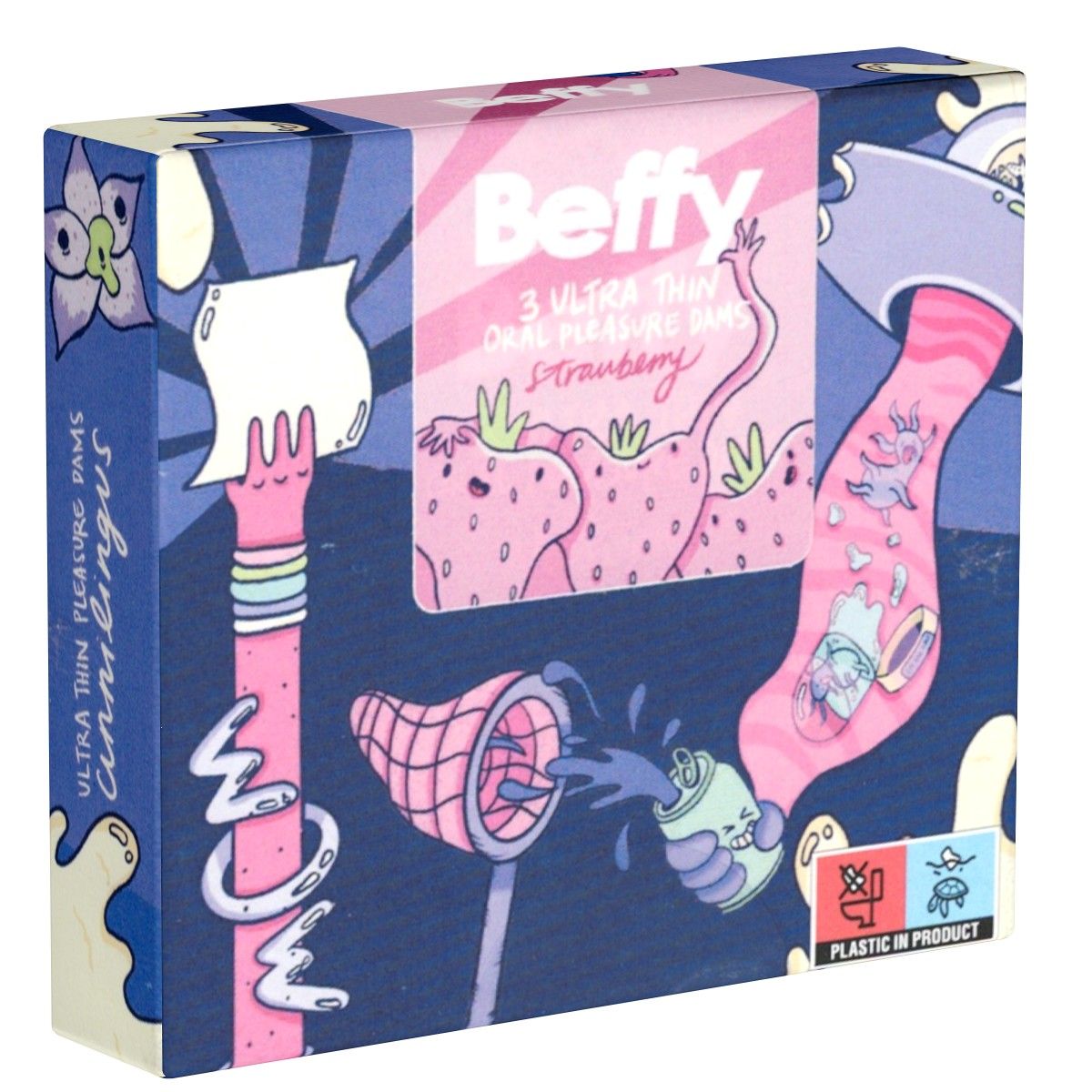 Asha *Beffy Oral Pleasure Dam* Strawberry