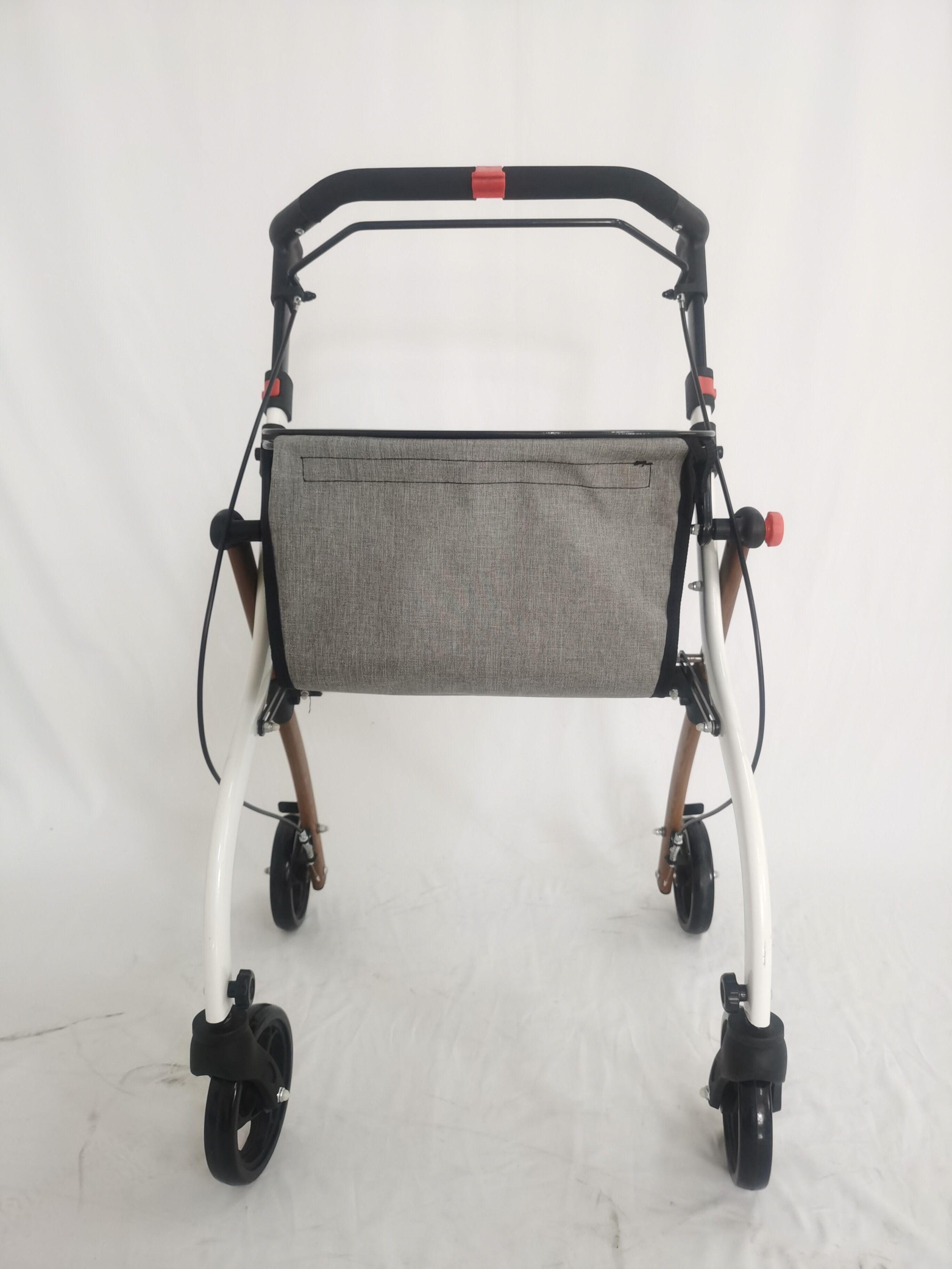 ANTAR Indoor Rollator Halbholz mit einstellbarer Griffhöhe inkl. Korb