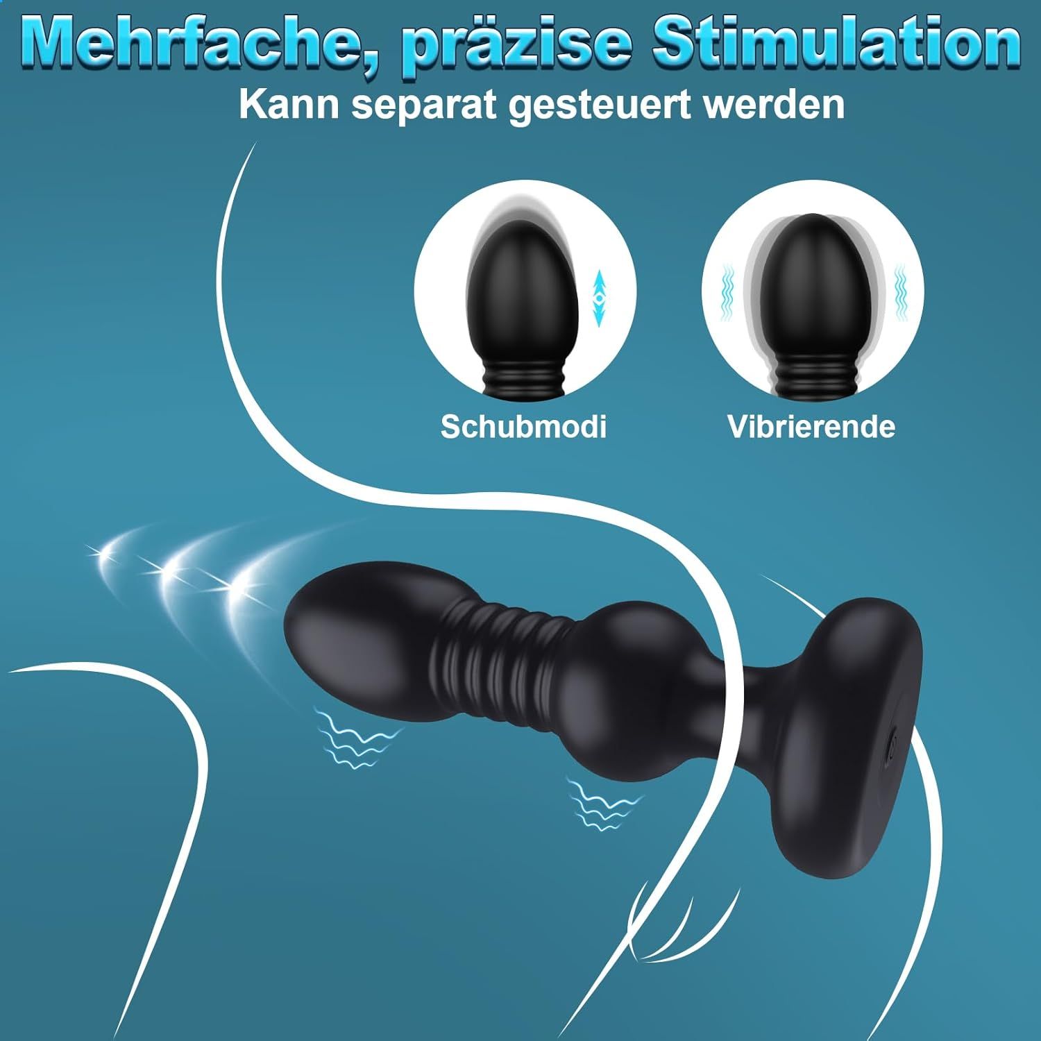 YICOCO Analvibratoren für Mann Analplug Sexspielzeug