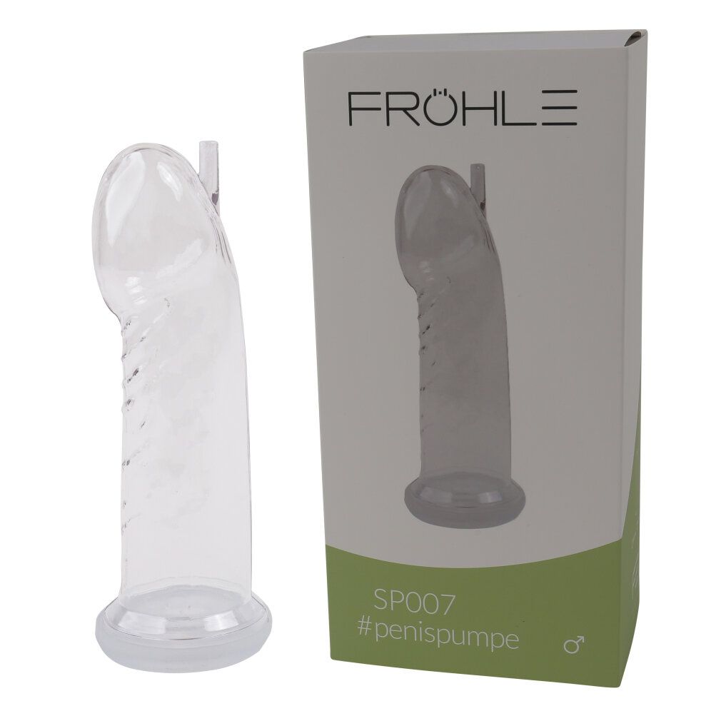 Transparenter Zylinder mit geriffelter Oberfläche und Basis, in Verpackung mit Markenlogo und Produktbezeichnung.