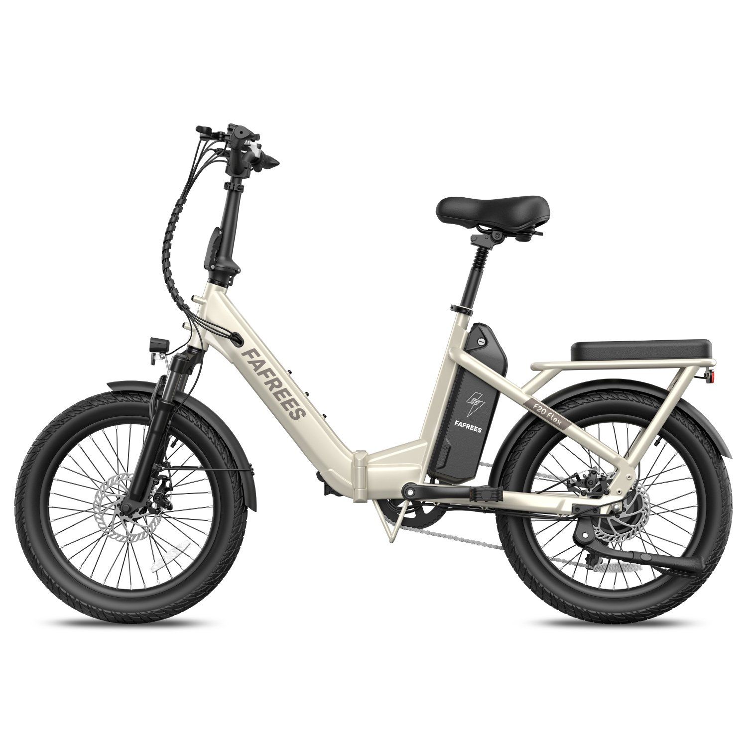 FAFREES F20 Flex Faltbares E-Bike, 25-Ah-Akku (herausnehmbar), 7-Gang-Schaltung