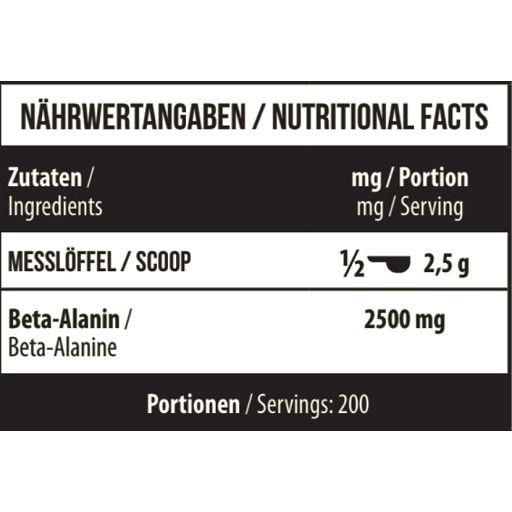 MST - Beta Alanine RAW