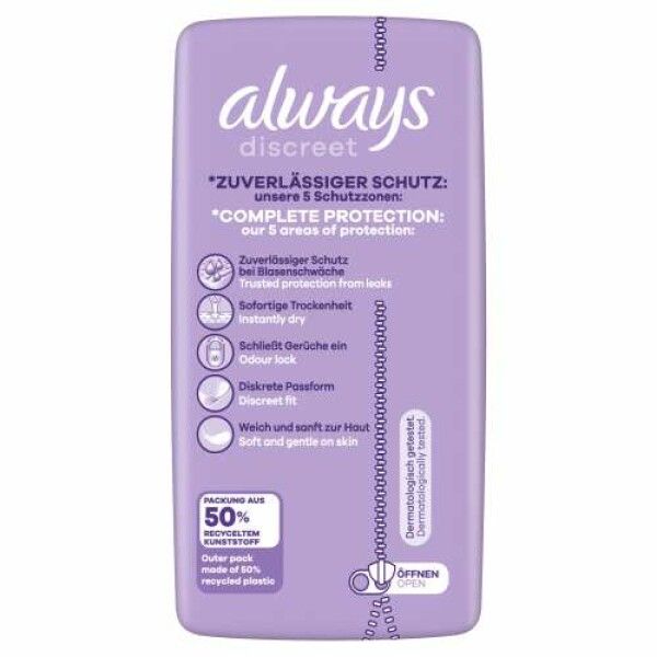 Always Discreet Inkontinenz Small Plus Gigapack 72 Stück