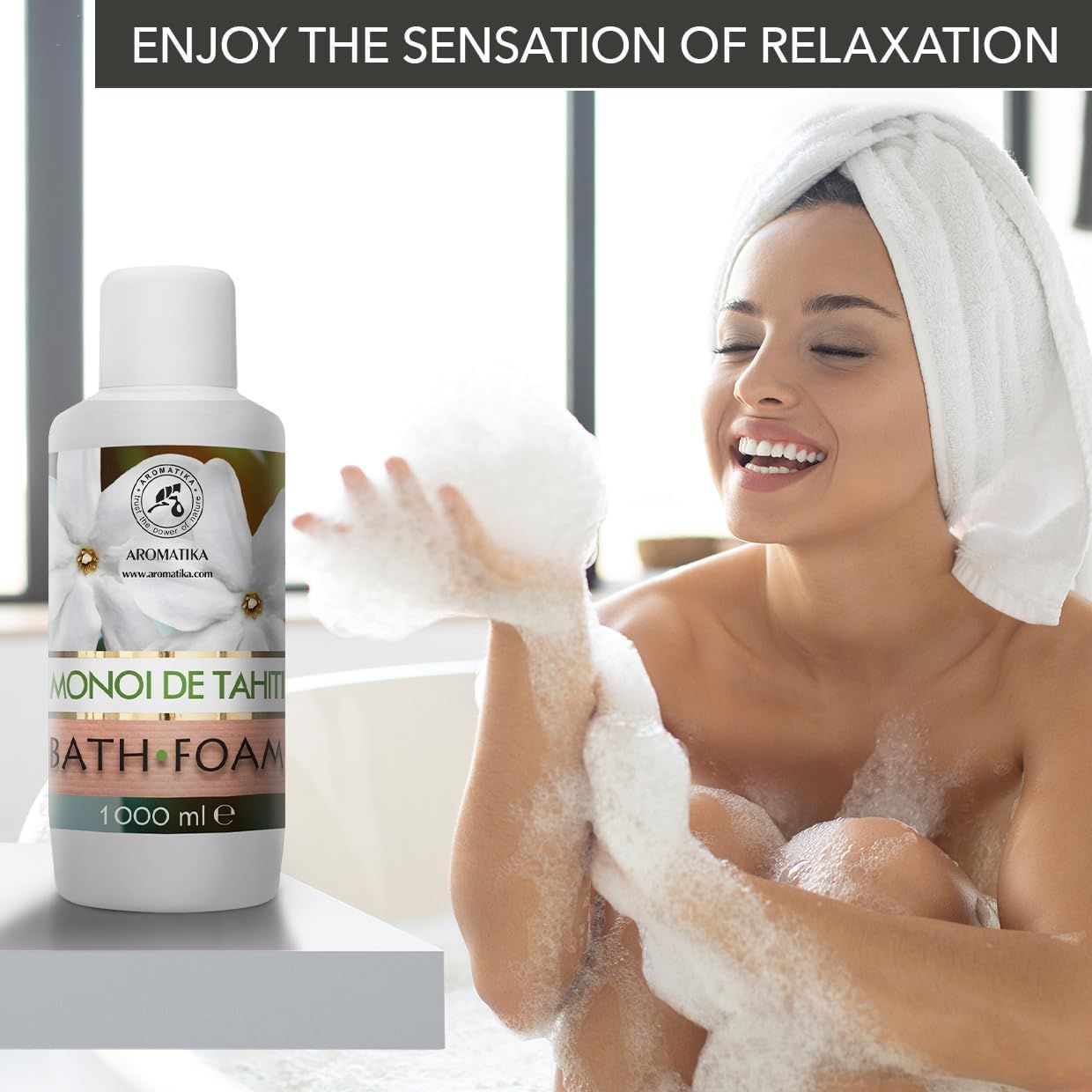 AROMATIKA  Badeschaum Monoi de Tahiti