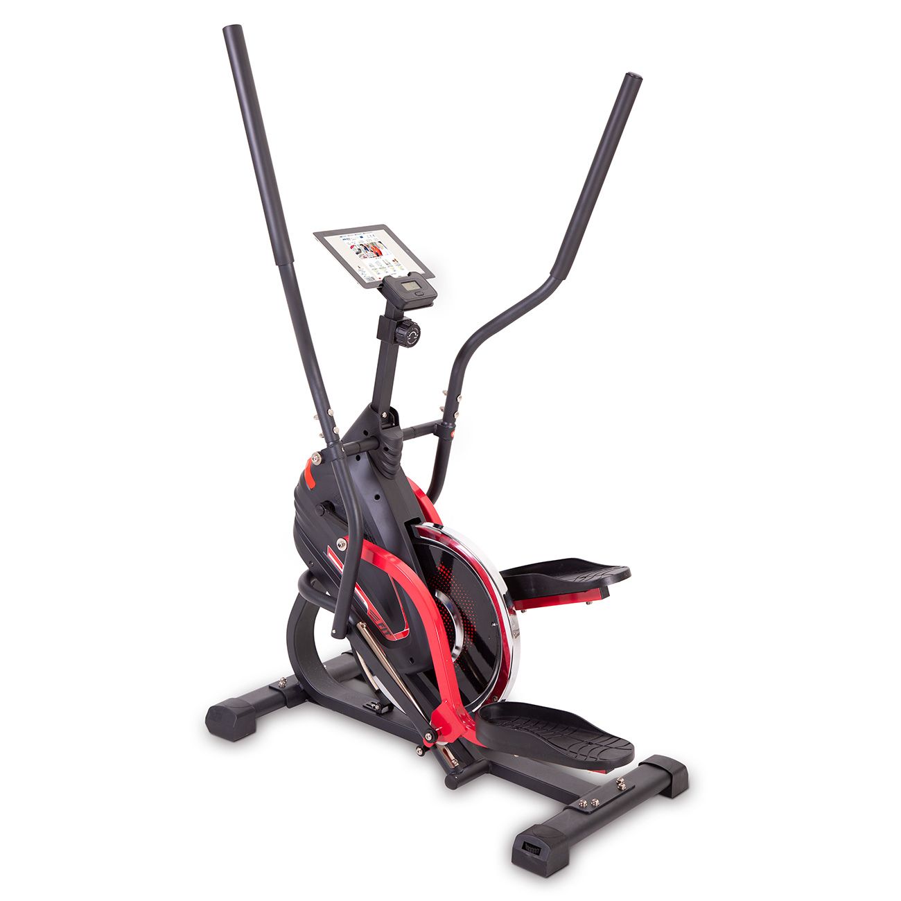 aktivshop 2in1 Ellipsentrainer und Stepper: Crosstrainer für Zuhause, Hometrainer gelenkschonend