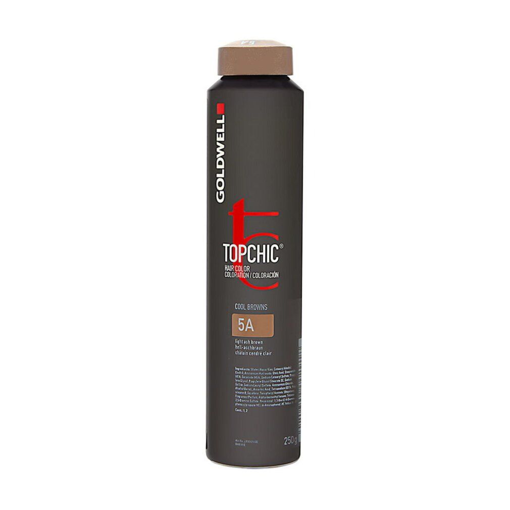 Goldwell, TopChic, permanente Haarfarbe, 5A Hellaschbraun