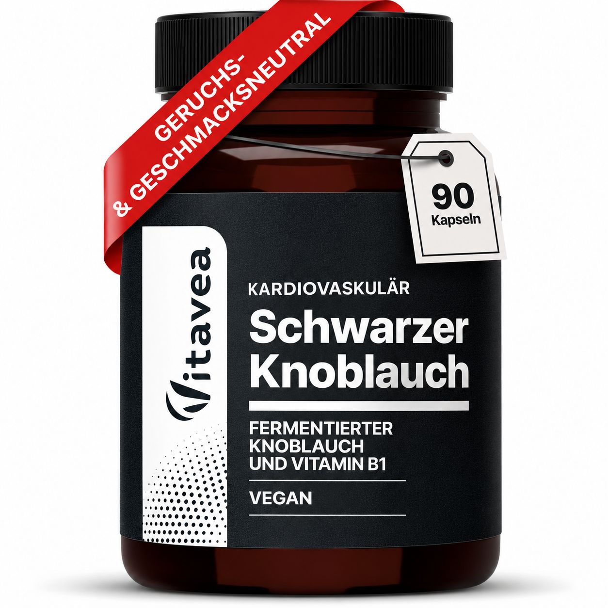 Vitavea Schwarzer Knoblauch mit Vitamin B1