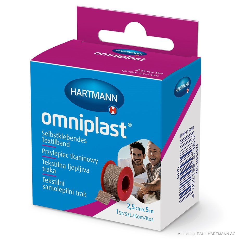 Omniplast Selbstklebendes Textilband 2,5cm x 5m