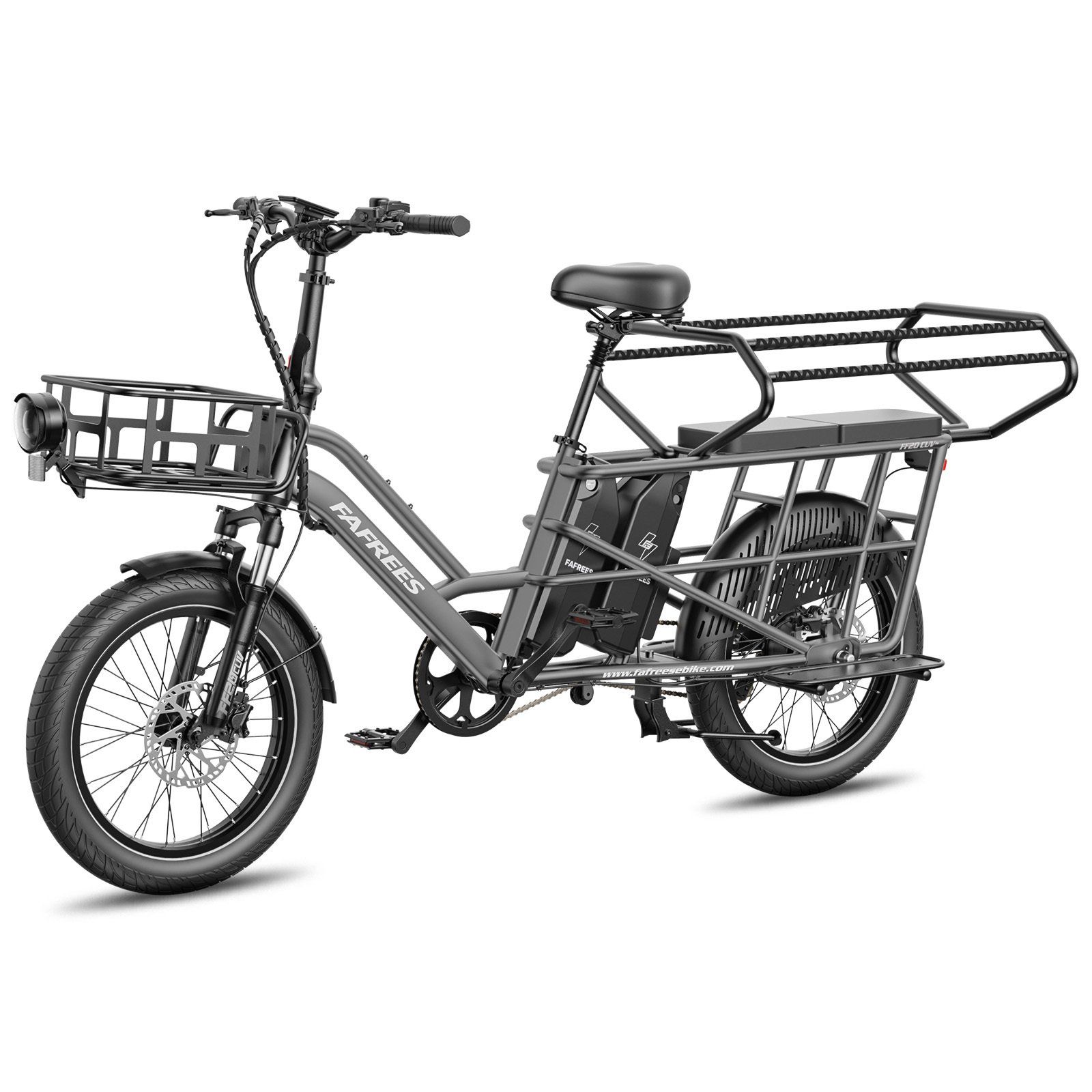 FAFREES FF20 CUV Modulares Longtail-E-Bike – Dual-Akku 30 Ah