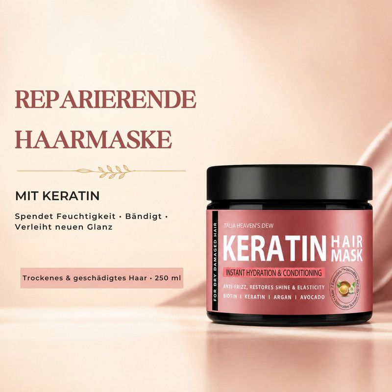 TALIA - Reparierende Keratin-Haarmaske