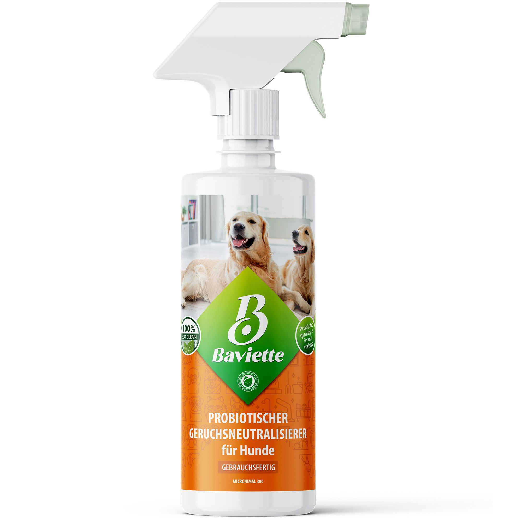 Baviette Geruchsneutralieser für Hunde Spray