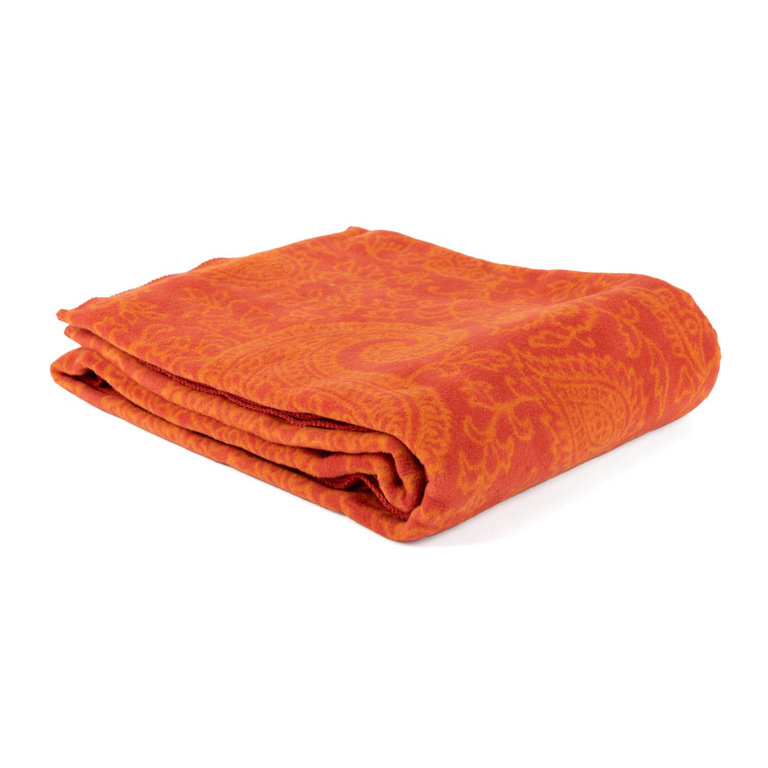 bodhi Paisley Kuscheldecke, orange