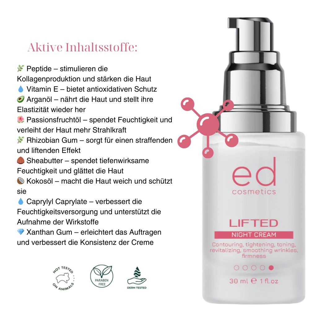 ED COSMETICS Lifting Nachtpflege – Straffend, Regenerierend & ANTI-AGING