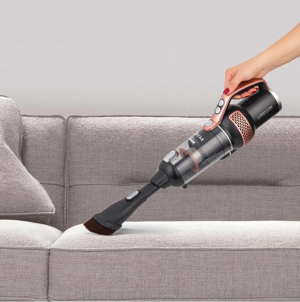 Fakir Inovax Akkustaubsauger Stange kurz/Handgerät (2-in-1) Akku Staubsauger