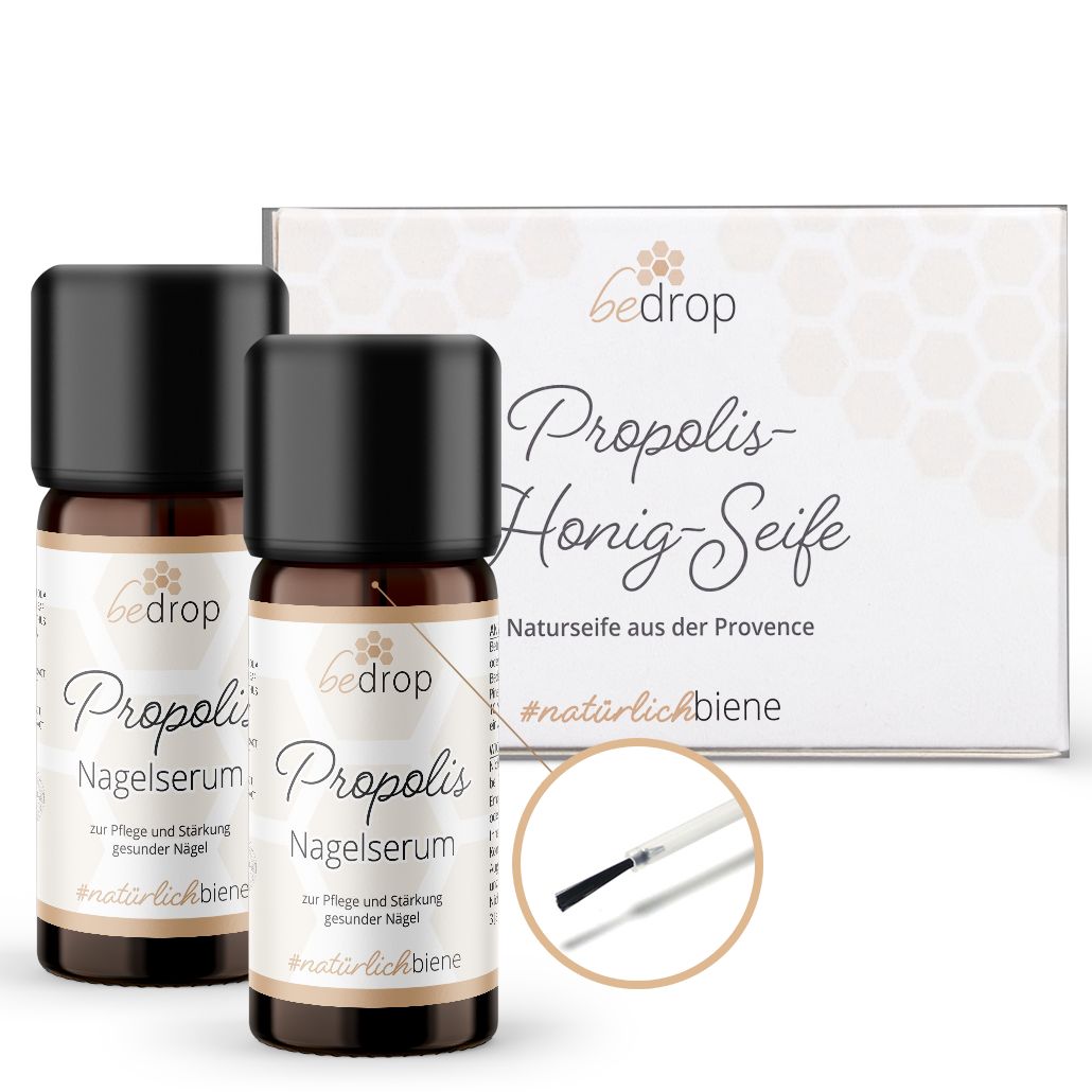 Nail Care Set | 2x Propolis Nagelserum & Propolis-Honig-Seife bei Nagelpilz  & mehr 3 St - Shop Apotheke