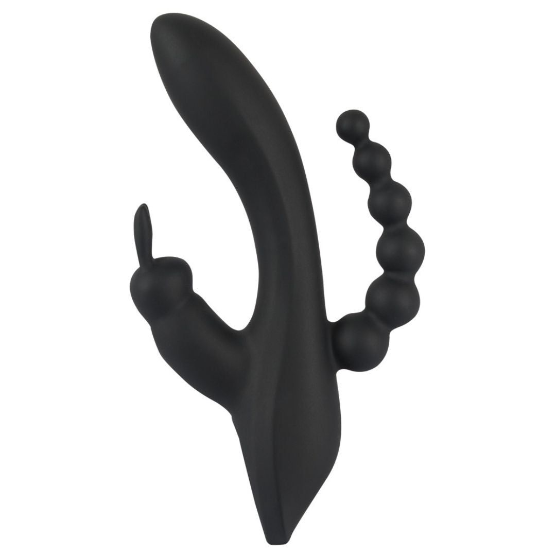 Vibrator Triple G-Spot Vibrator |  7 Vibrationsmodi, mit Klitoris- und Anus-Stimulator | Sweet Smile