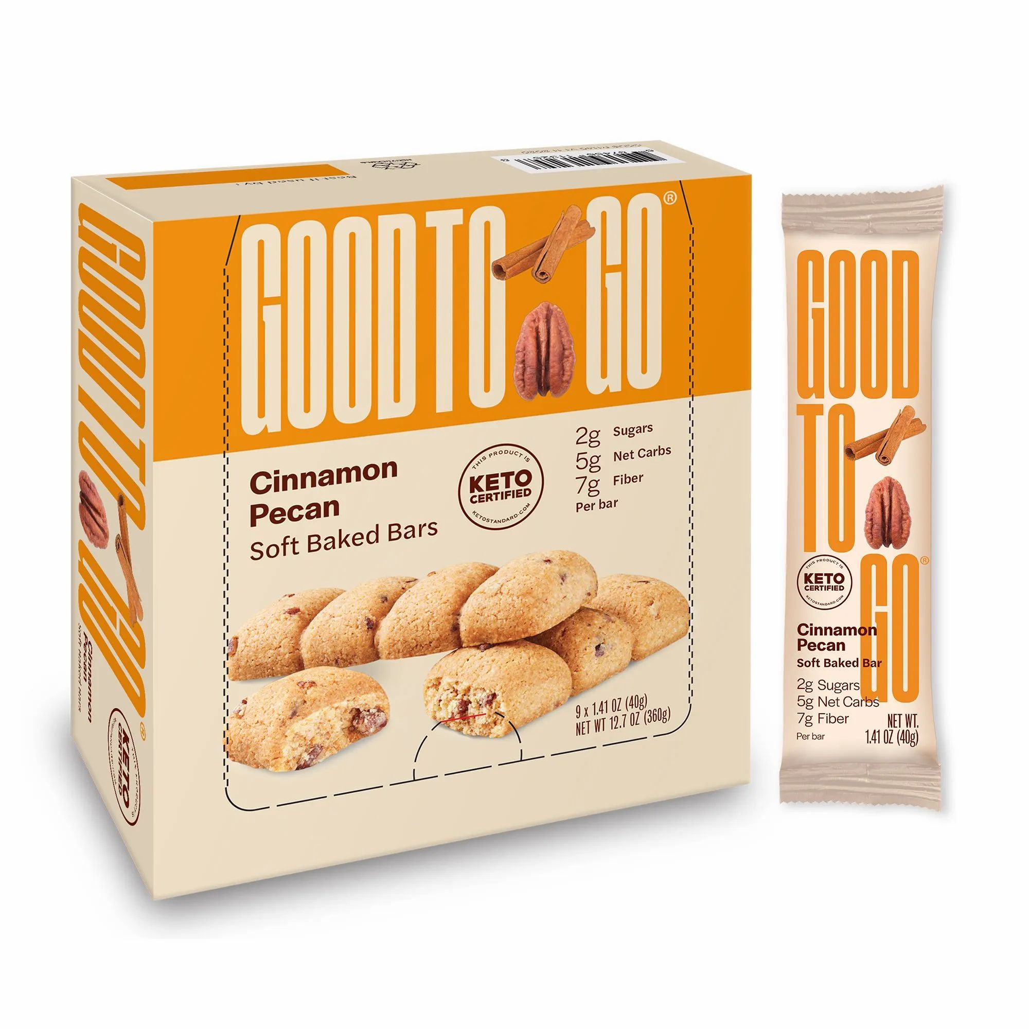 GoodtoGo KETO Riegel - Cinnamon Pecan
