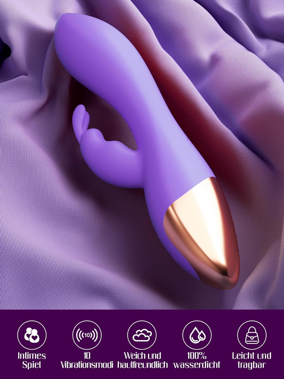 HIVEFUN Diloschwanz G Punkt Vibrator flieder