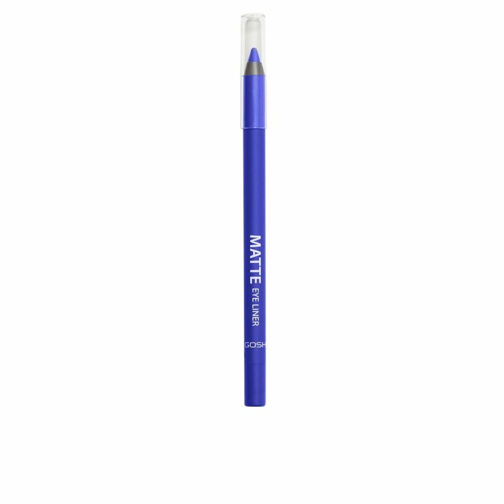 Blauer Gosh Matte Eyeliner mit transparenter Kappe. Aufschrift: Matte Eye Liner.