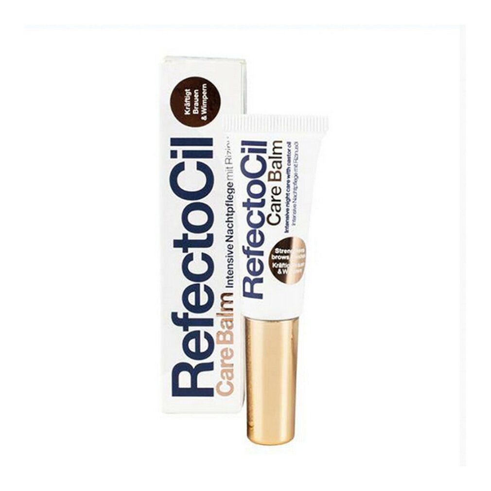 Refectocil Care Balm Tube und Karton. Intensive Nachtpflege für Brauen.