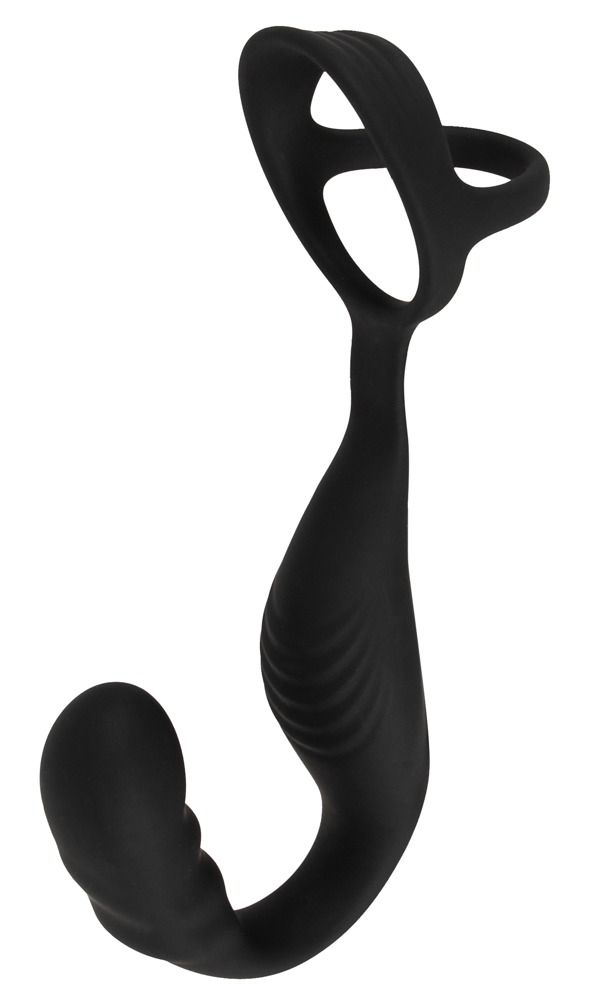 Rebel - Penis-/Hodenring mit Perineum- & Prostata-Vibrator