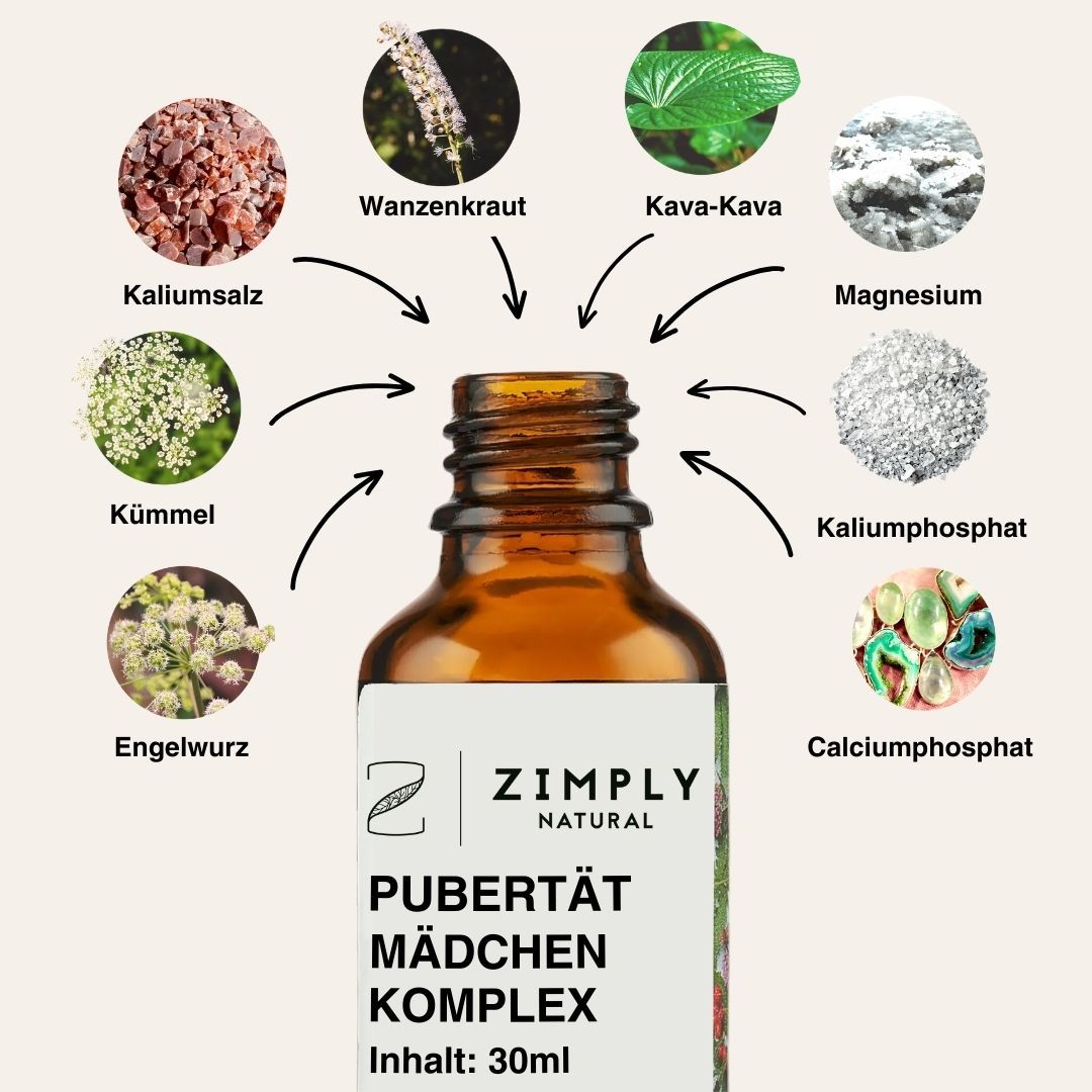 ZIMPLY NATURAL Pubertät Mädchen Komplex Spray