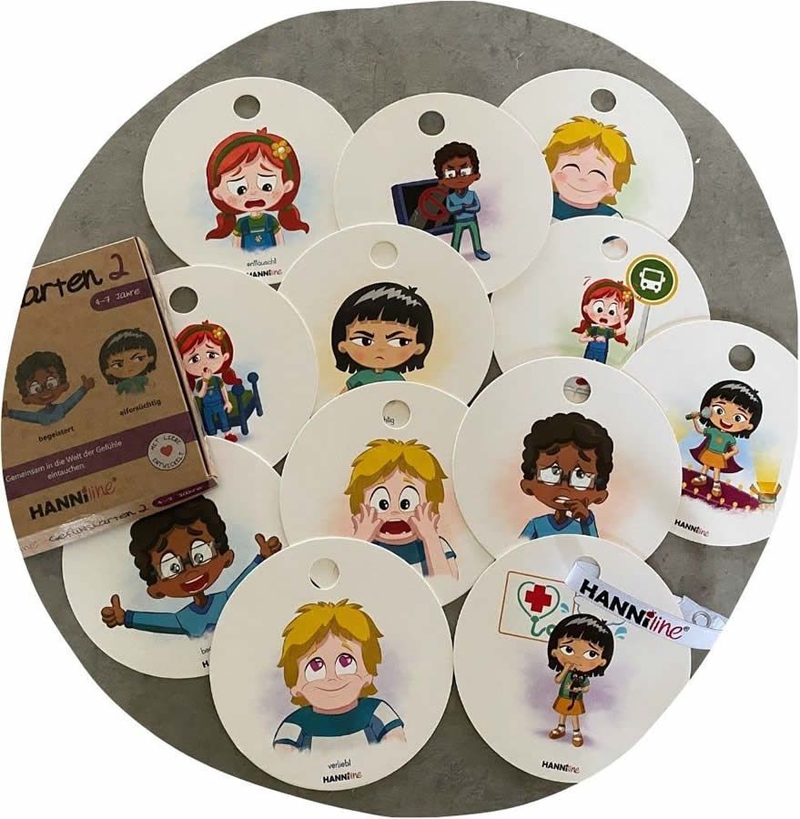 Gefühlskarten für Kinder von 4-7 Jahren