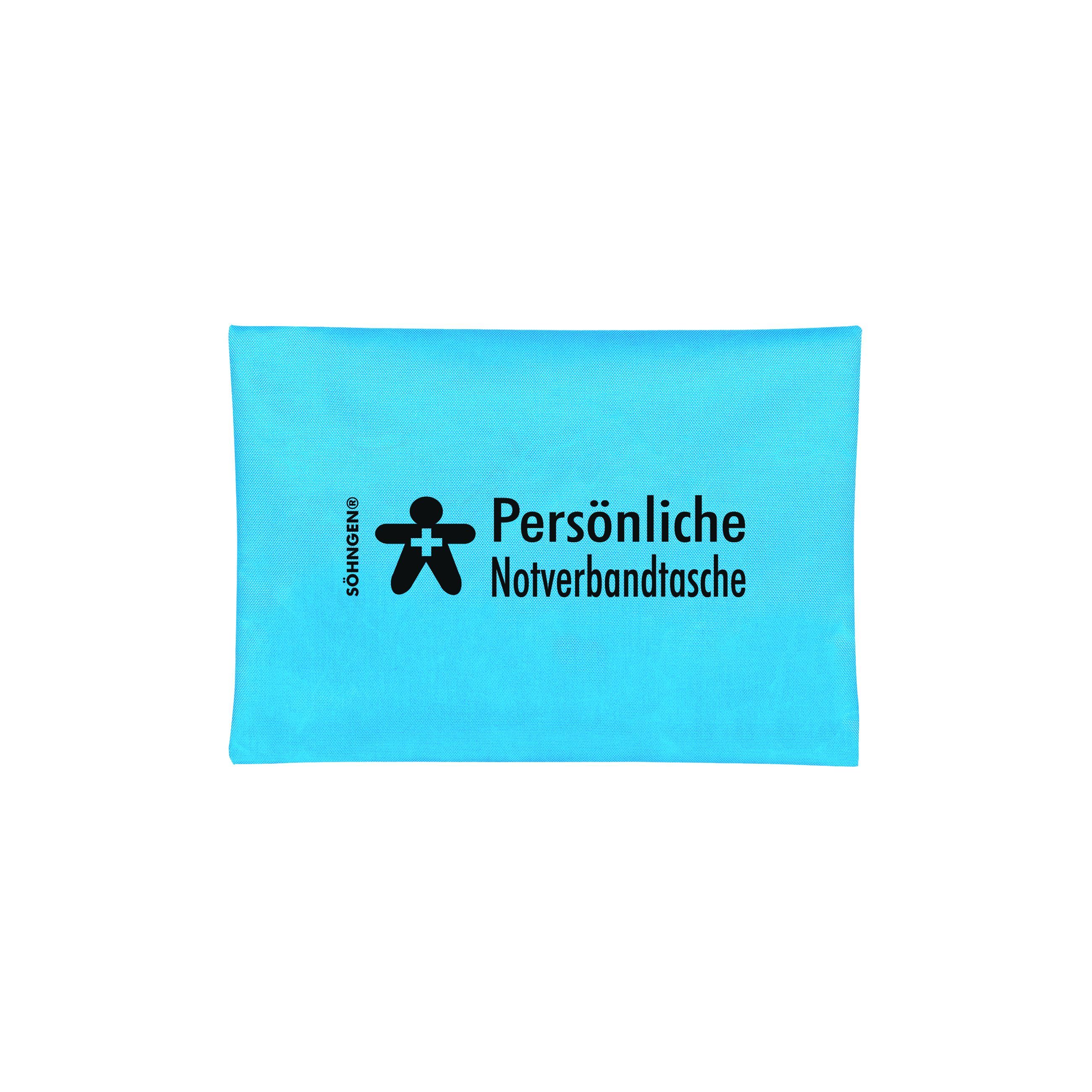 Söhngen Persänliche Notverbandtasche blau Erste Hilfe Tasche Reißverschluss