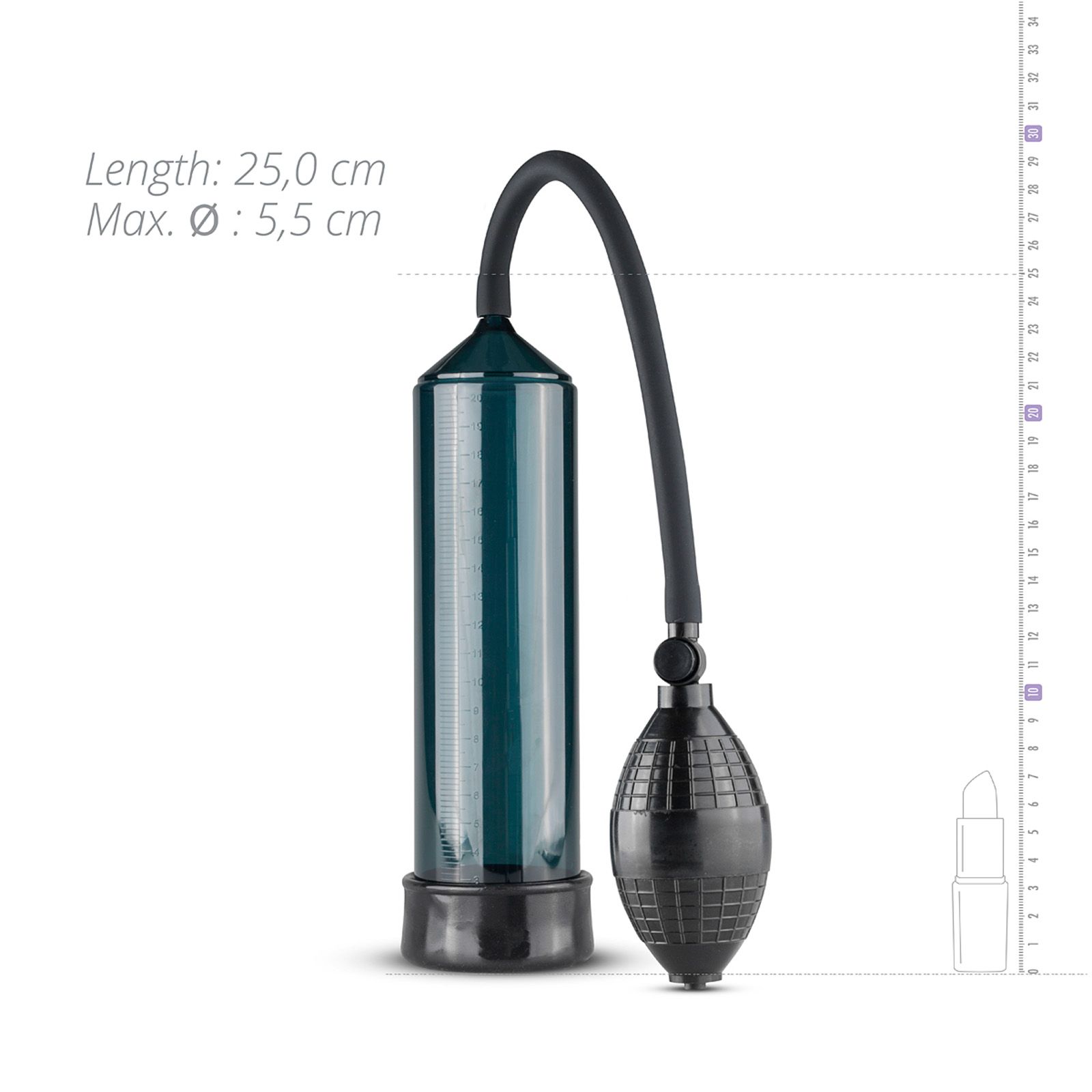 Lovelyness - Penispumpe mit Pumpball - Blau