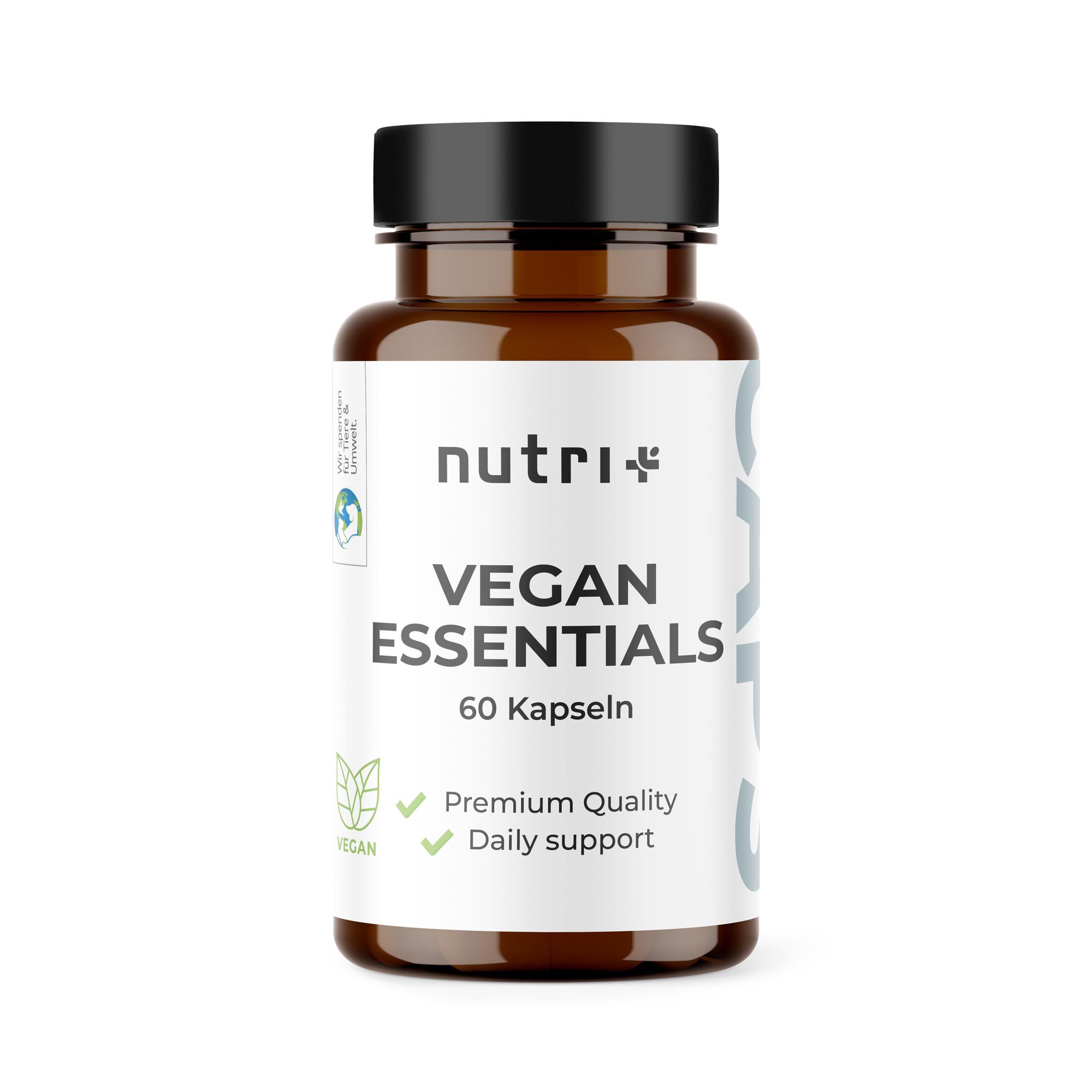 nutri+ Vegan Essentials Kapseln - A-Z Präparat Multivitamin