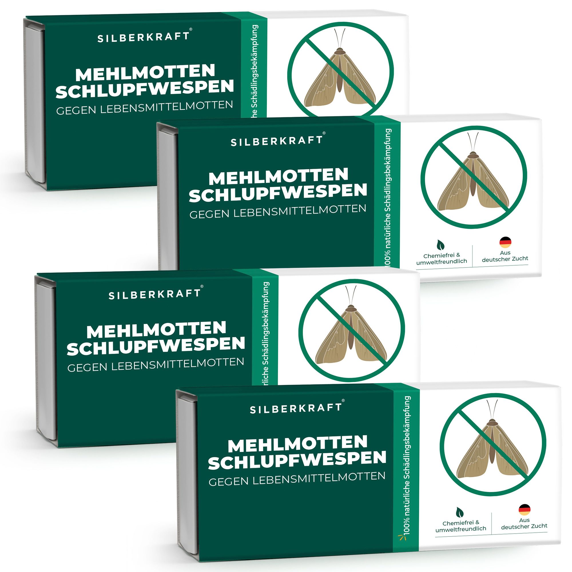 SILBERKRAFT Mehlmottenschlupfwespen