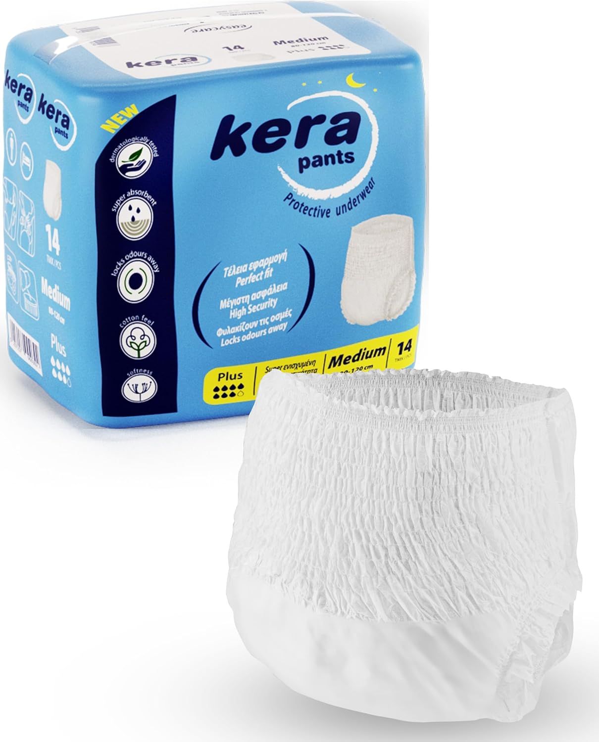 KERA® saugstarke Inkontinenz Windeln für Erwachsene - atmungsaktive Windelhosen