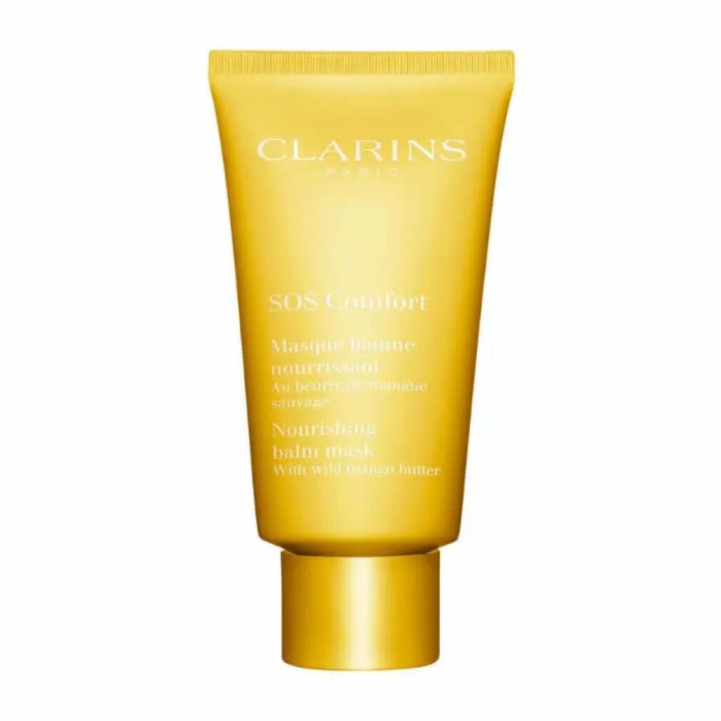 Gelbe Tube mit Clarins SOS Confort Aufschrift, 75ml.
